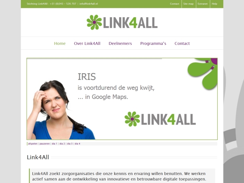 Link4All - screenshot Marketingcampagne